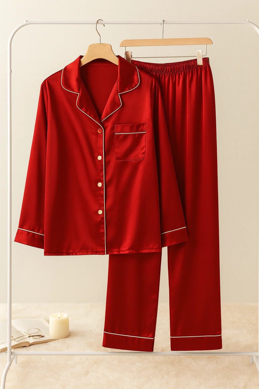 Red Silk Dress