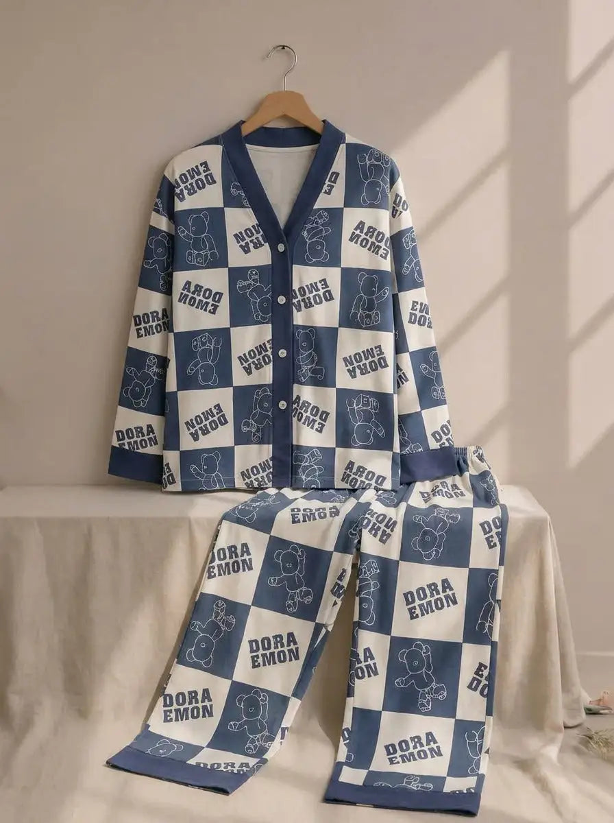 - Doraemon Printed Pajama Set