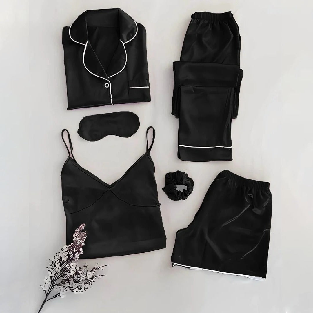 6 IN 1 SILK NIGHTY SET
