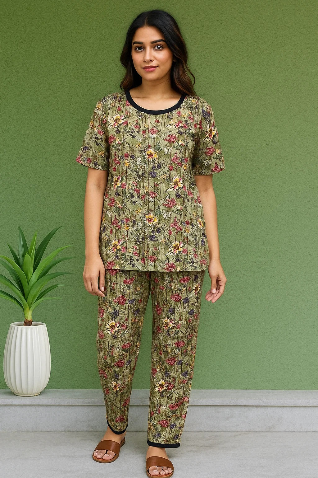 WILDFLOWER TRAIL PRINTED SHIRT AND TROUSER