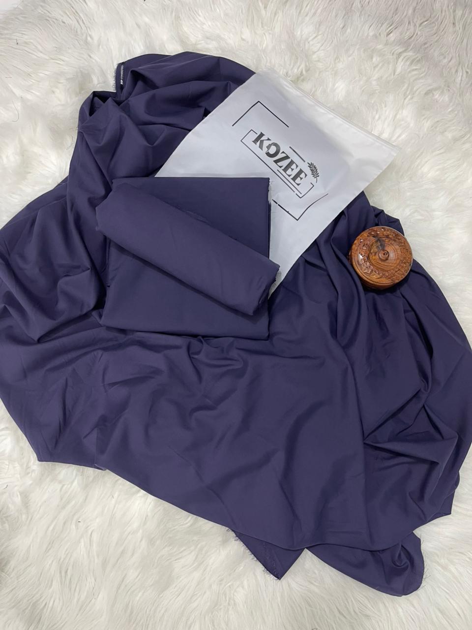 Purple - Zauq - Men's Unstitched Luxury Wash & Wear Fabric