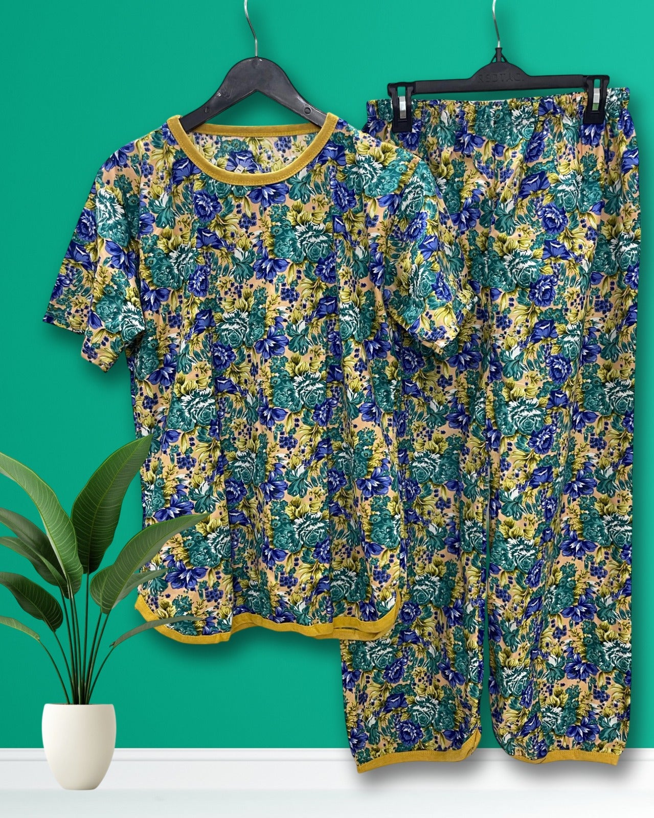 DREAMY FLORAL ESCAPE PRINTED SHIRT AND TROUSER