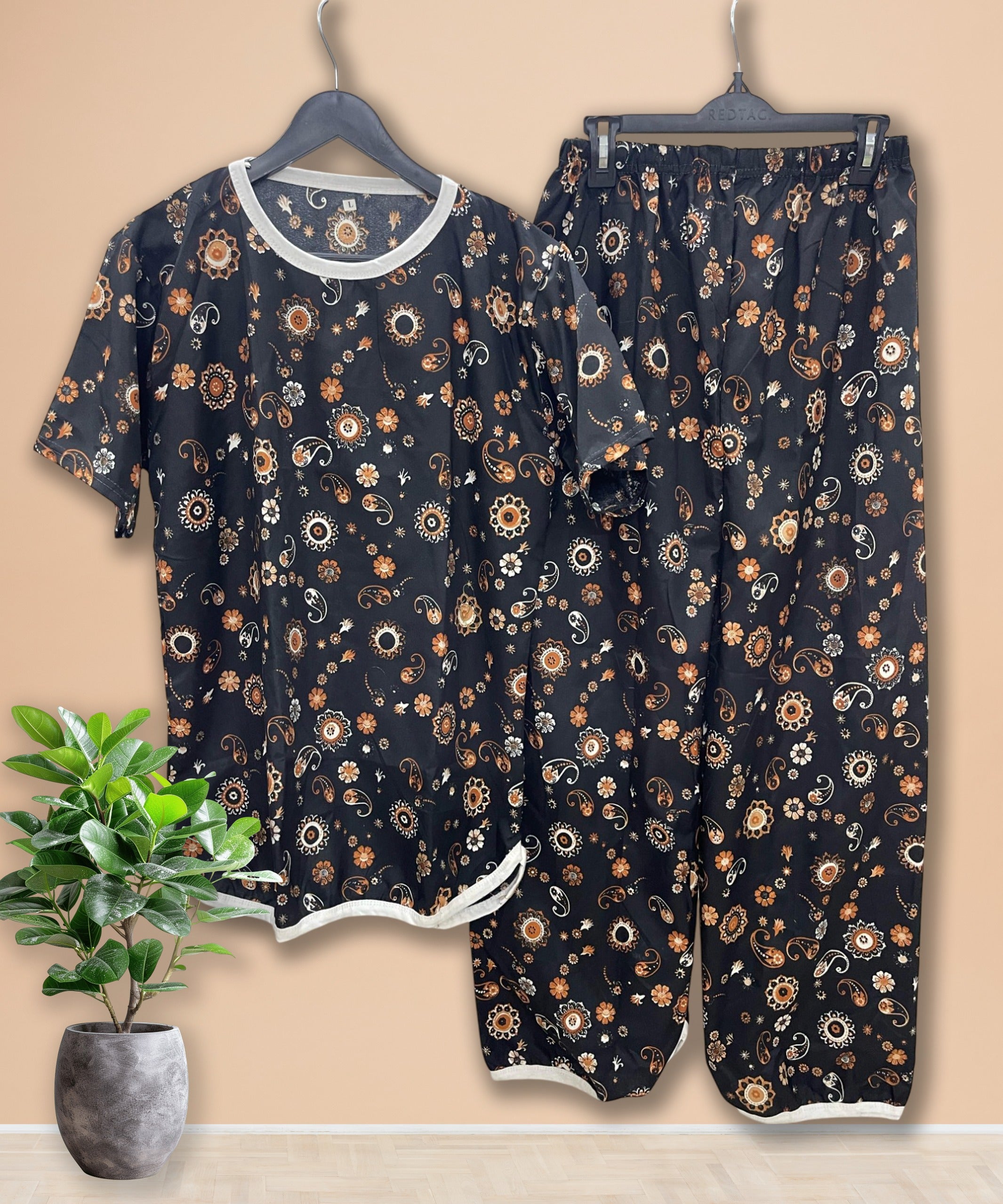 FLORAL SWIRL PRINTED SHIRT AND TROUSER