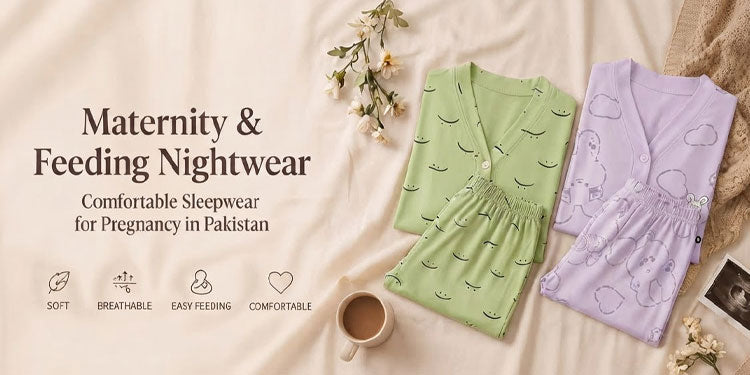 Maternity & Feeding Nightwear: Comfortable Sleepwear for Pregnancy in Pakistan