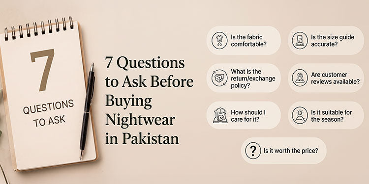 7 Questions to Ask Before Buying Nightwear Online in Pakistan