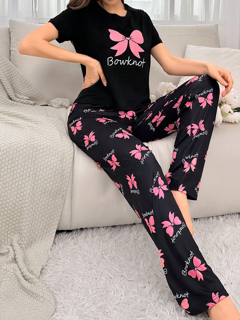 BLACK BOWKNOT
