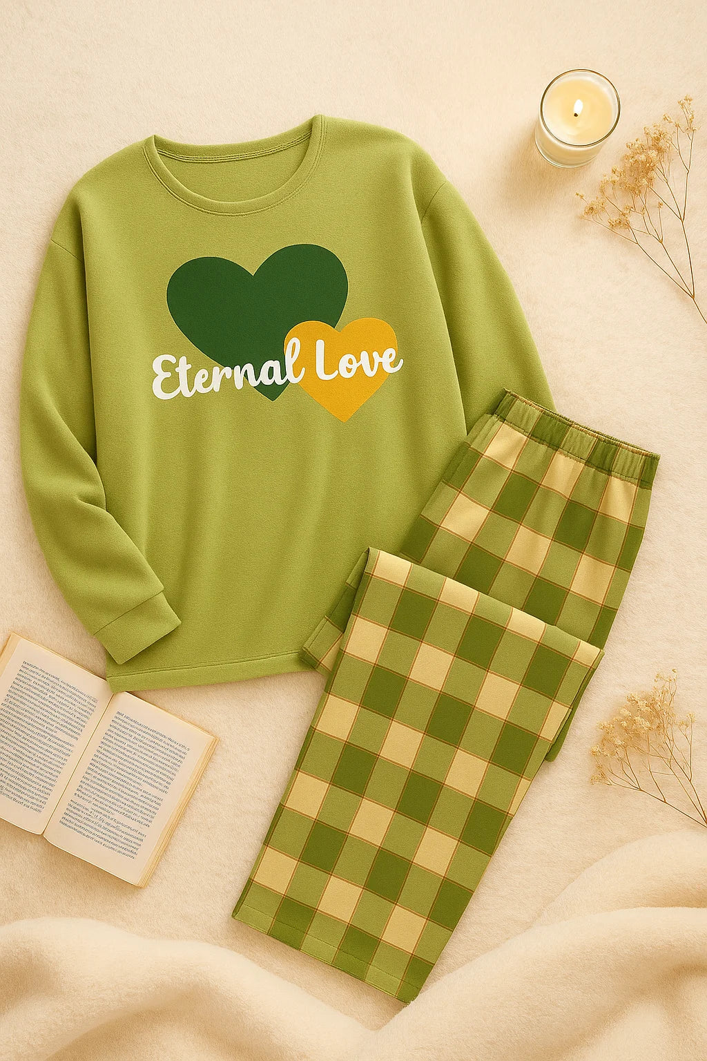 Winter Eternal Love Co-Ord Set Night Suit