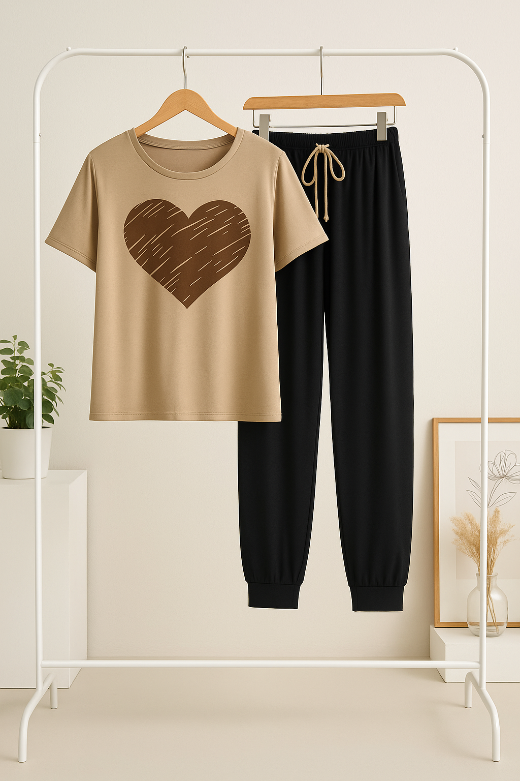 Caramel Heart Nightwear