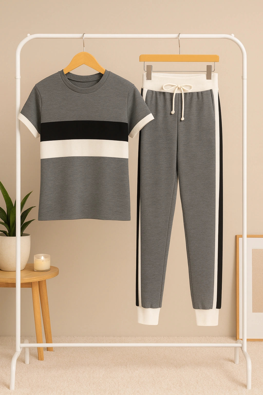 GRAY TRACK SUIT