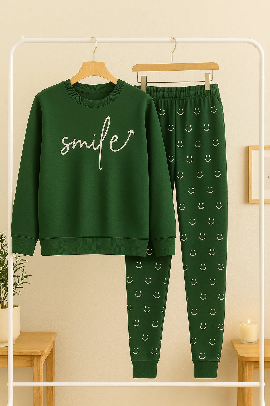Winter Happy Mood Co-Ord Set Night Suit