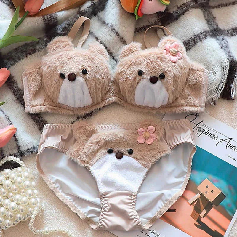 Teddy Bear Cuddle Set brown