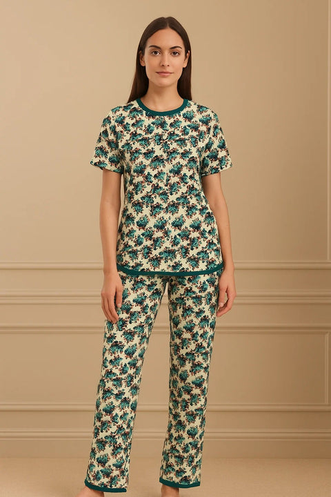 JASMINE BREEZE PRINTED SHIRT AND TROUSER
