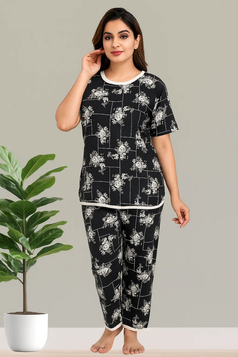 MOONLIT GARDEN  PRINTED SHIRT AND TROUSER