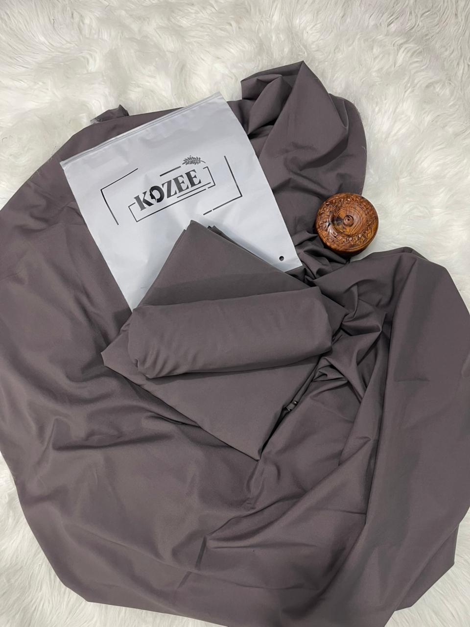 Unique Brown - Zauq - Men's Unstitched Luxury Wash & Wear Fabric