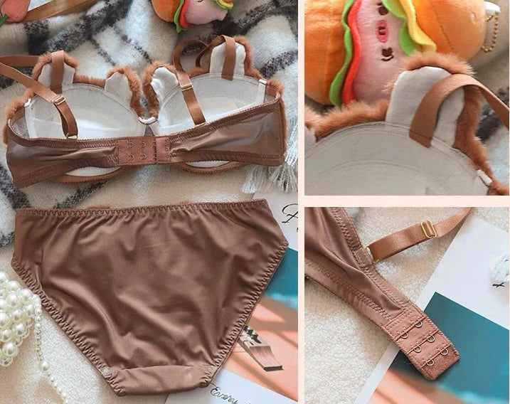 Teddy Bear Cuddle Set Chocolate